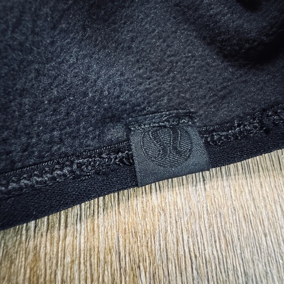 Lululemon Men's Fleece Snap-Front Jacket Black Large Zip Pocket - Picture 8 of 13